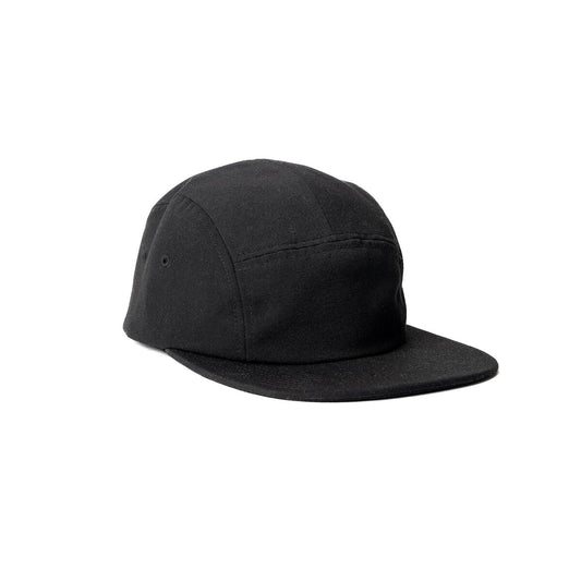 recycled-poly-flat-brim-5-panel-hat-r3 Web_PDP-FlatBrim5PanelHat_Studio_Front_Black.jpg